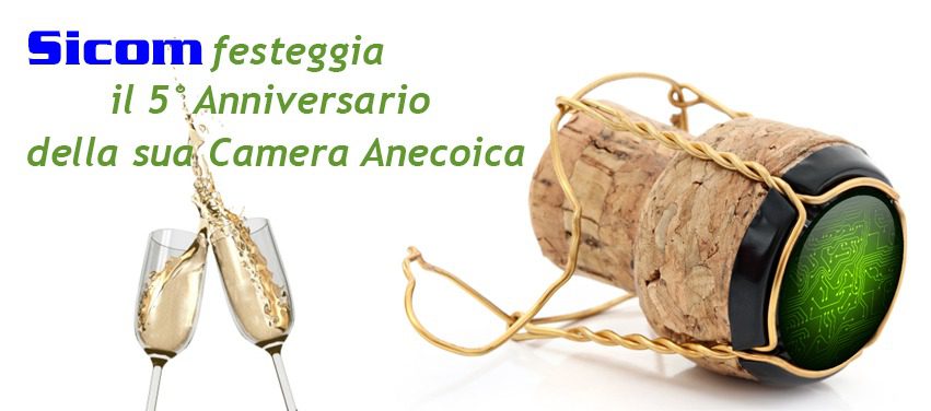 La principale camera anecoica di Sicom festeggia 5 anni!